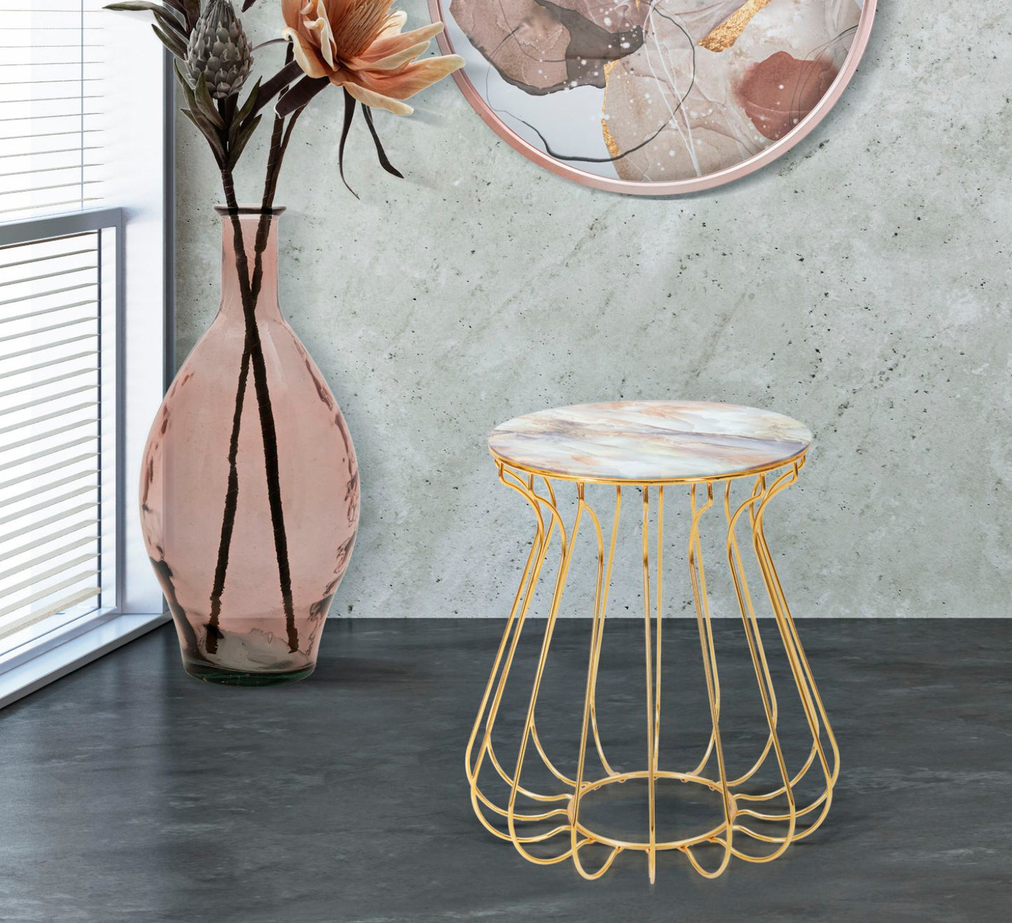 TAVOLINETTO LALE Ø 48X52H cm