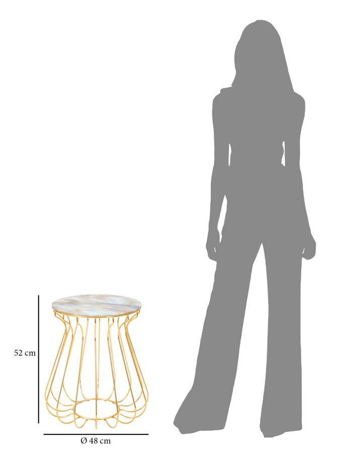 TAVOLINETTO LALE Ø 48X52H cm