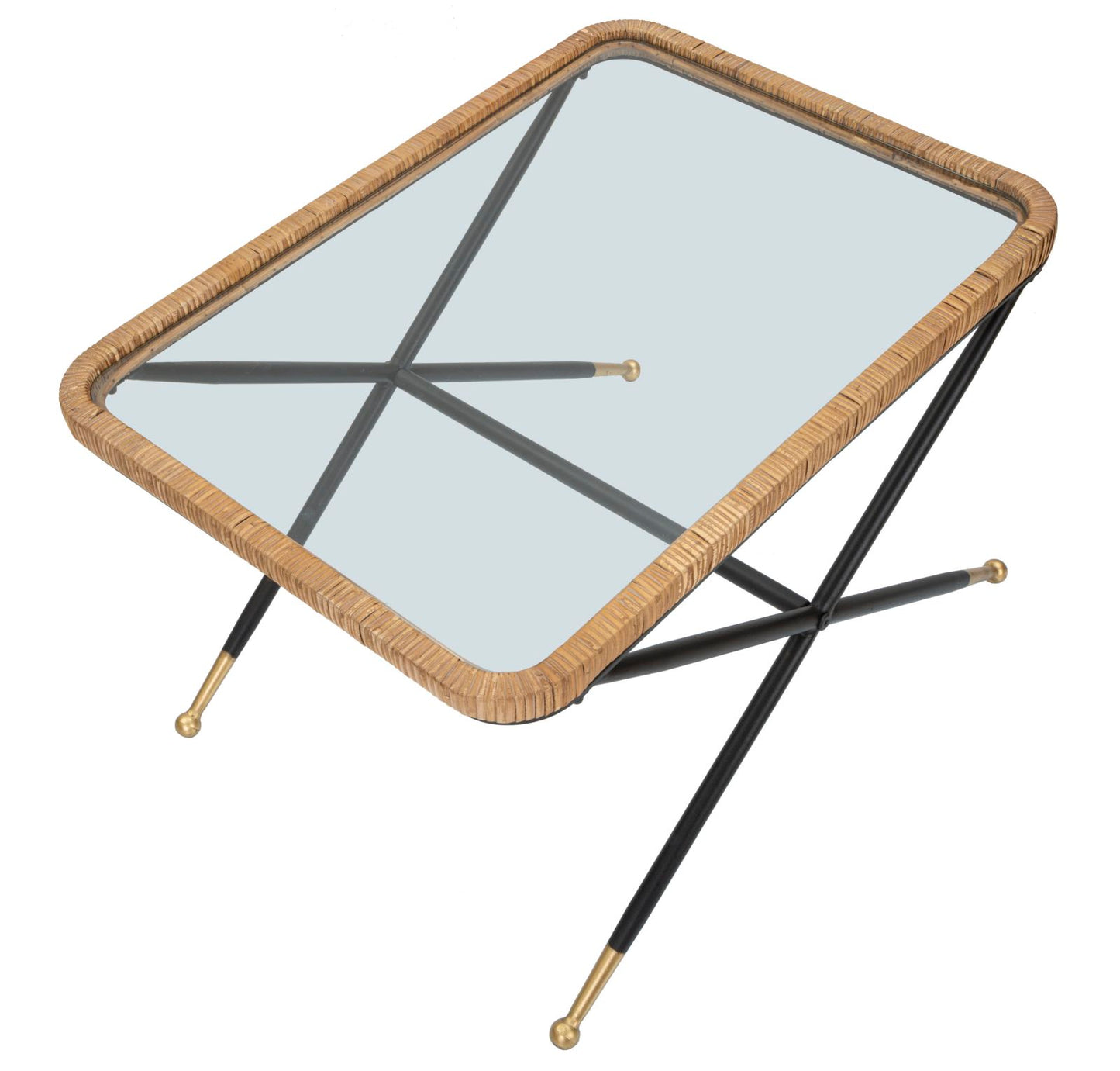 TAVOLO DA CAFFE' SAINT BARTH RETT. CM 70X50X45H