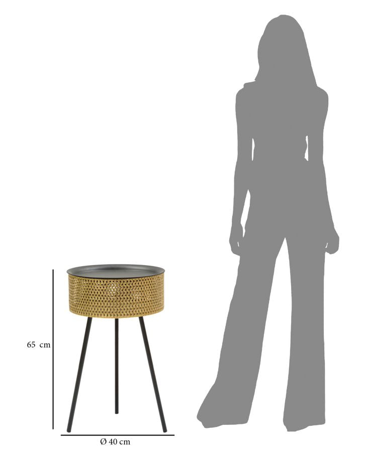 TAVOLINETTO GLOVY CM Ø 40X65