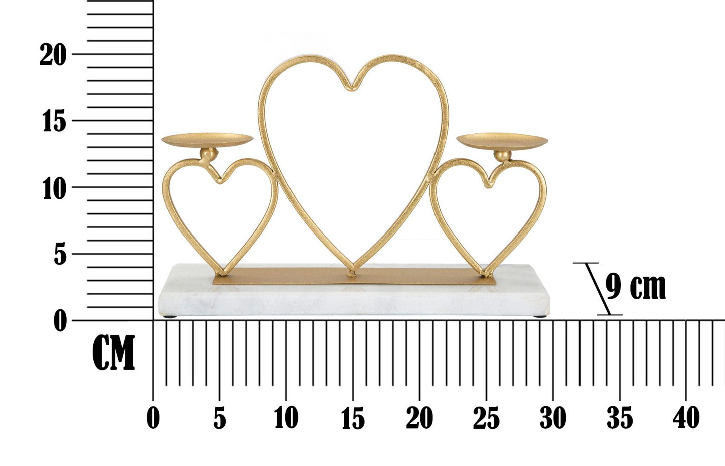P/CAND HEARTS CM CM 30X9X20