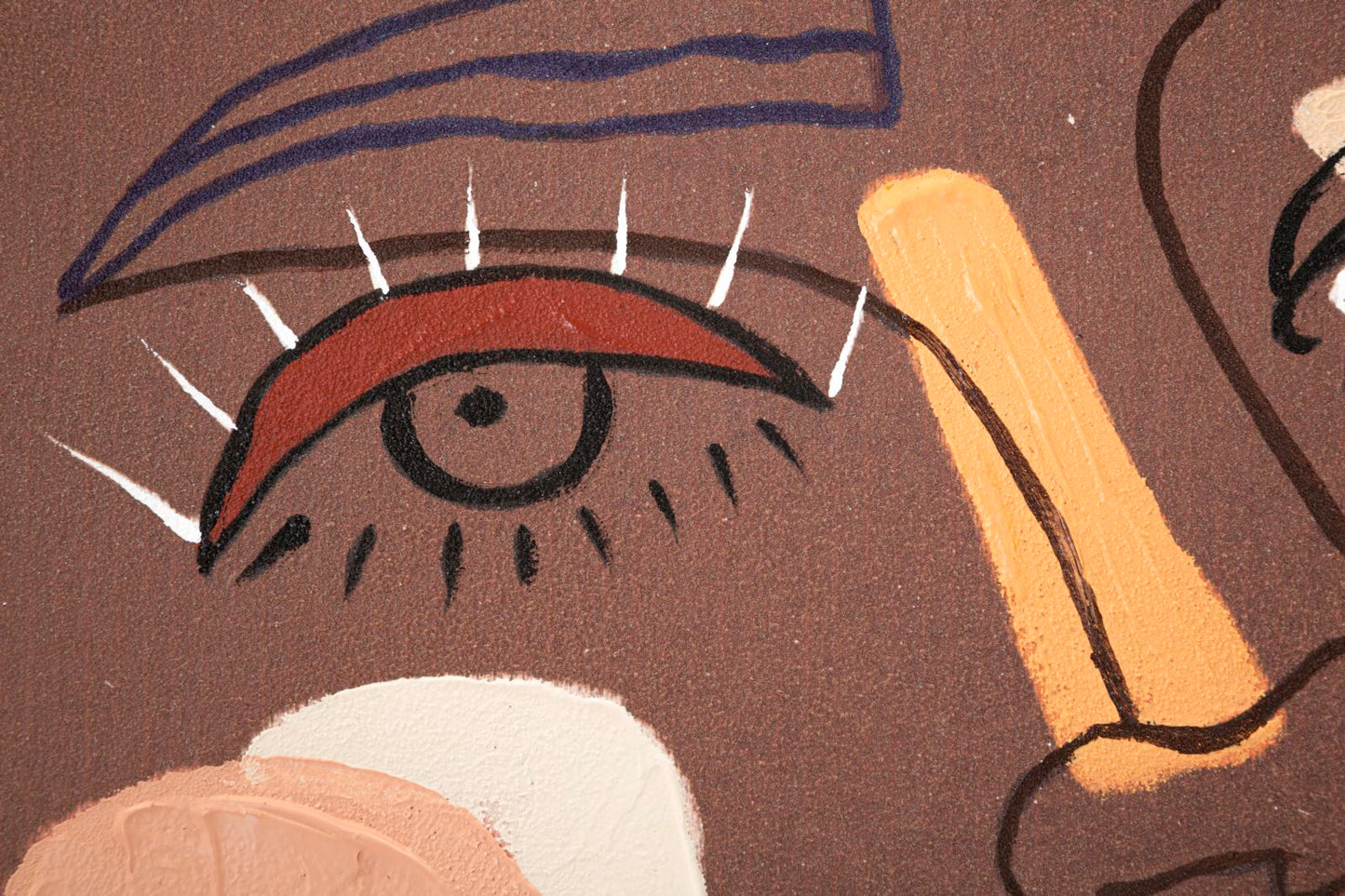 DIPINTO SU TELA TRIBAL -A- CM 80X2,8X100