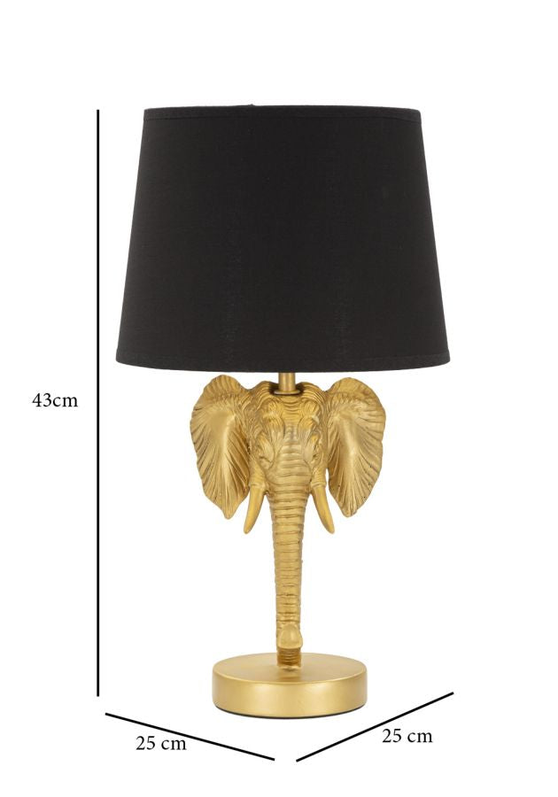 LAMPADA DA TAVOLO ELEFANTE CM Ø 25X43