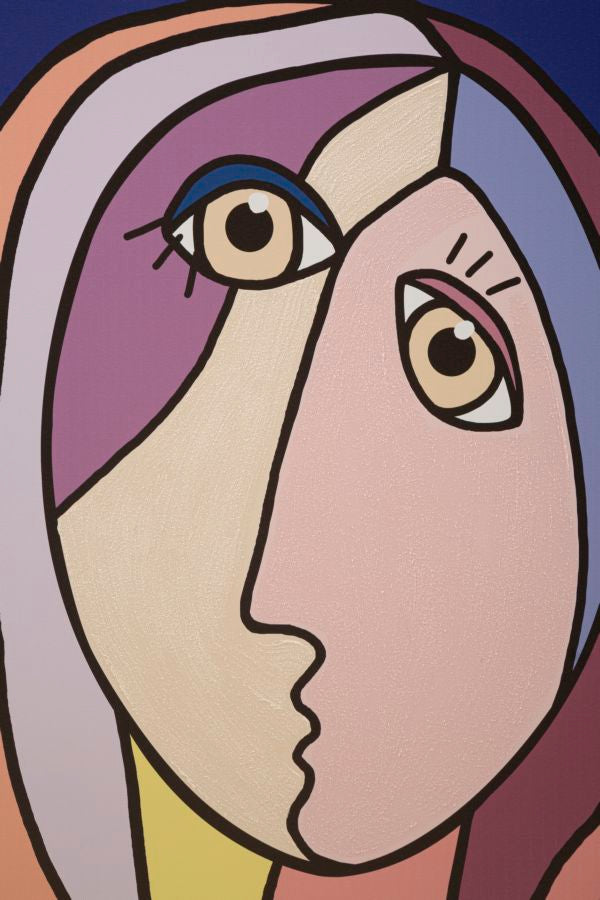SPAMPA DIPINTA DOUBLE FACES LARGE -B- CM 80X3X120