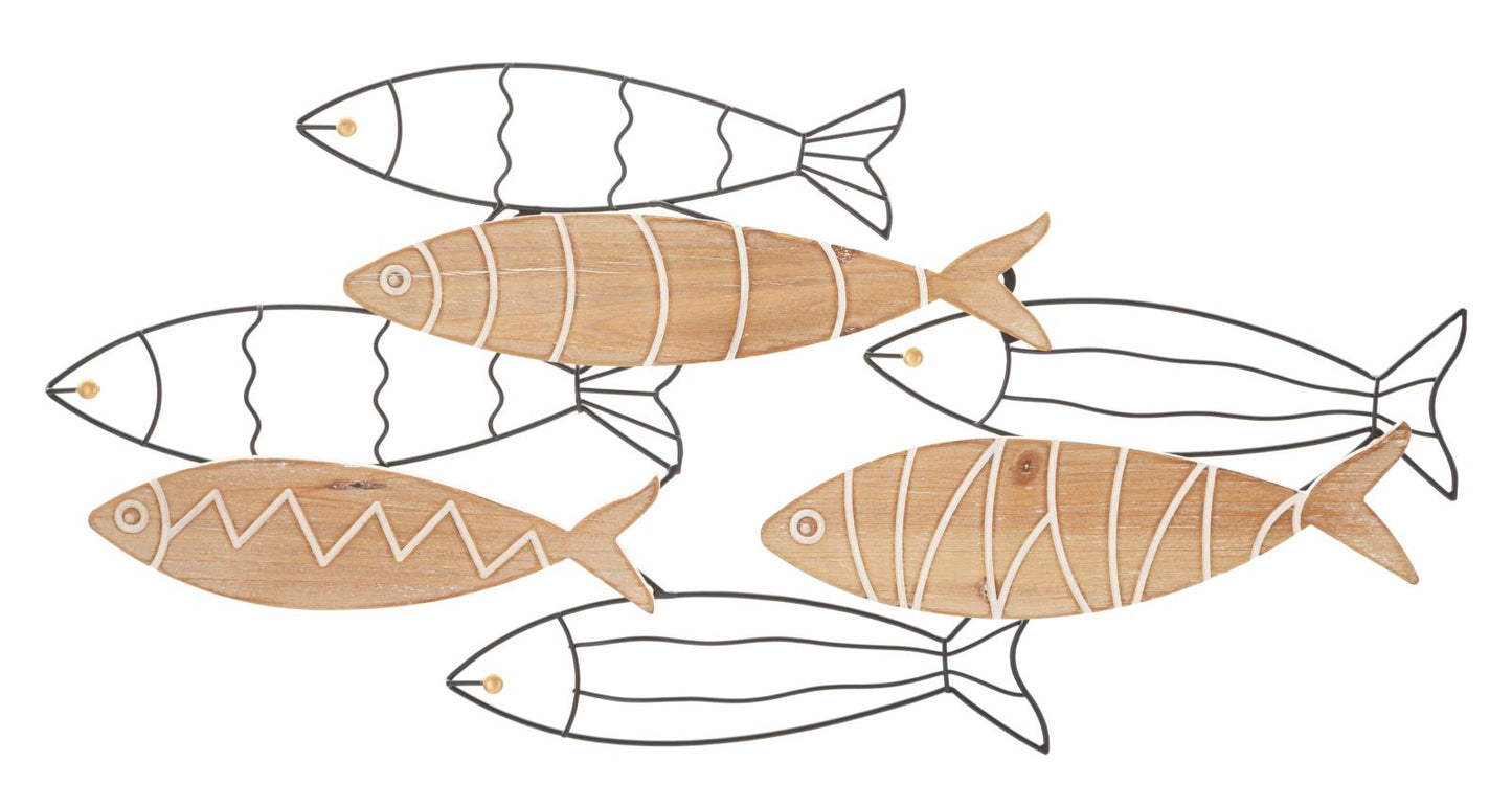 PANNELLO DA MURO FISH CM 60X2X30