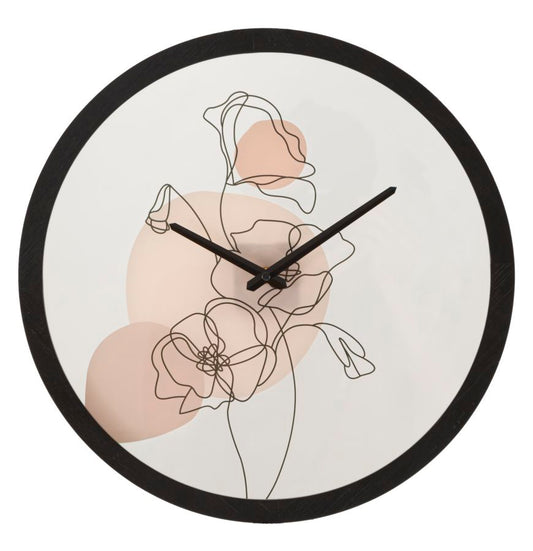 OROLOGIO DA MURO FLOWER -B- CM Ø 40X3,5