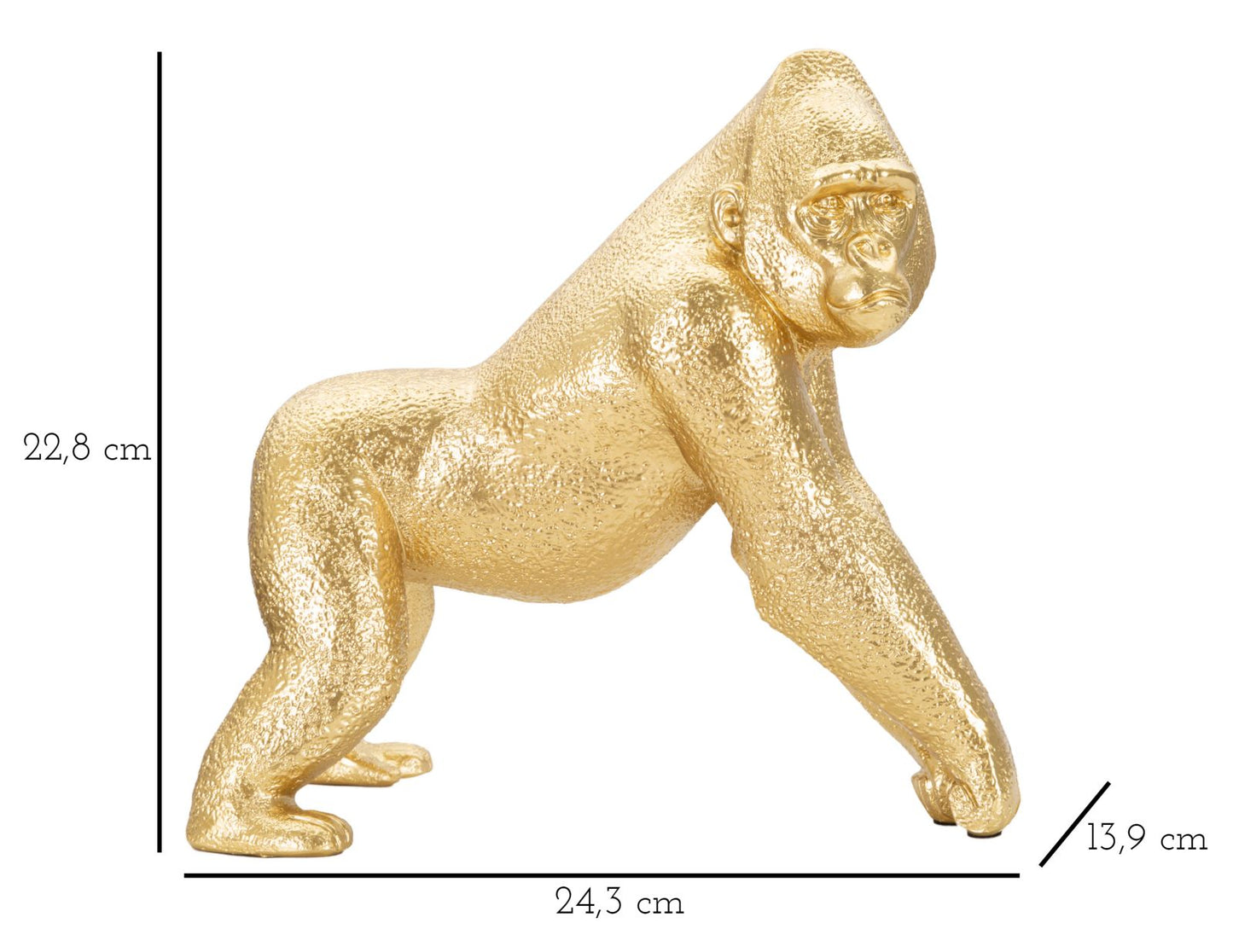 GORILLA DECOR LATERALE CM 24,3X13,9X22,8