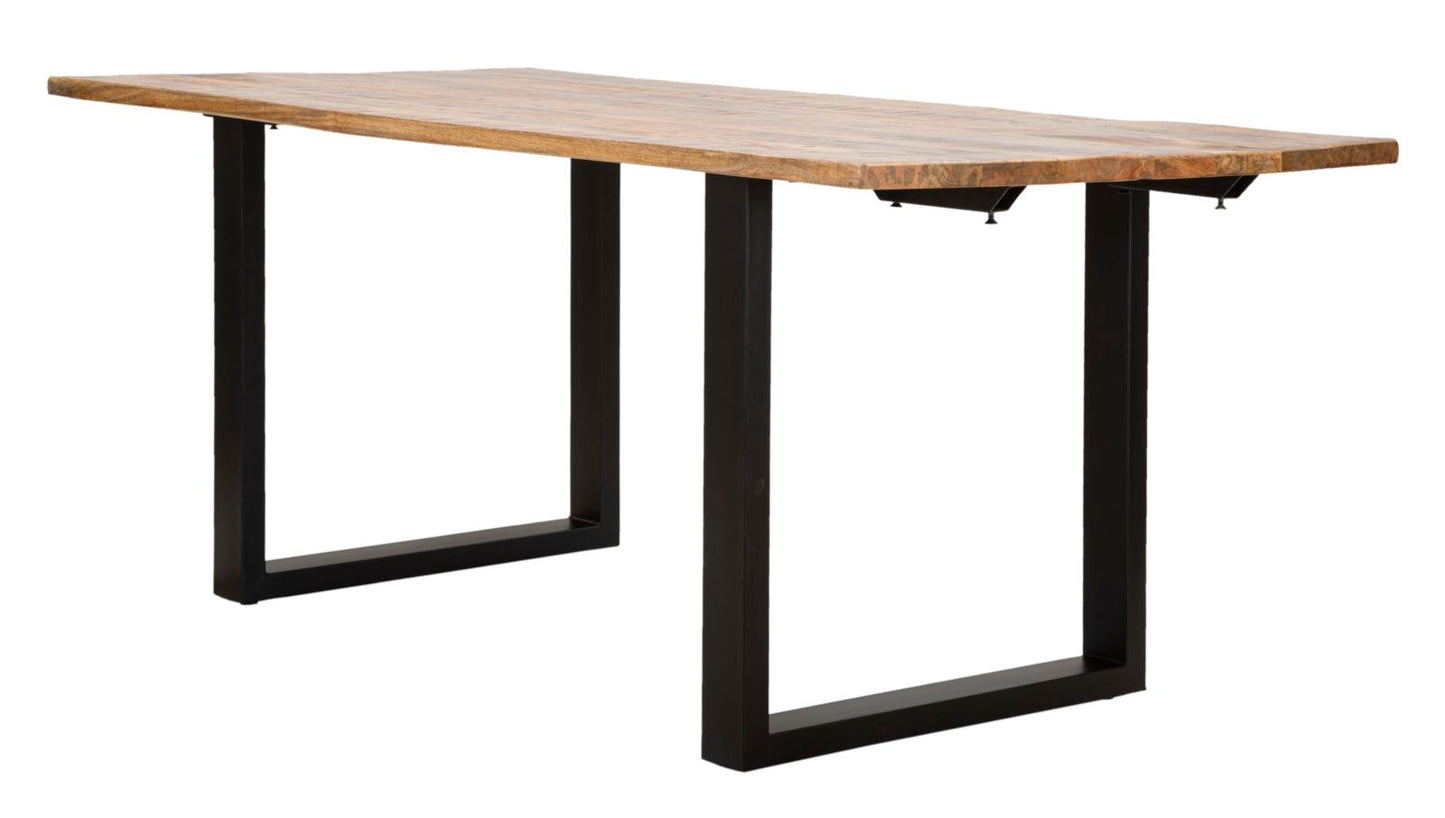 TAVOLO DA PRANZO ALLUNGABILE EDGE CM 180X90X77-LUNGHEZZA TOTALE 280 (LEGNO DI MANGO)