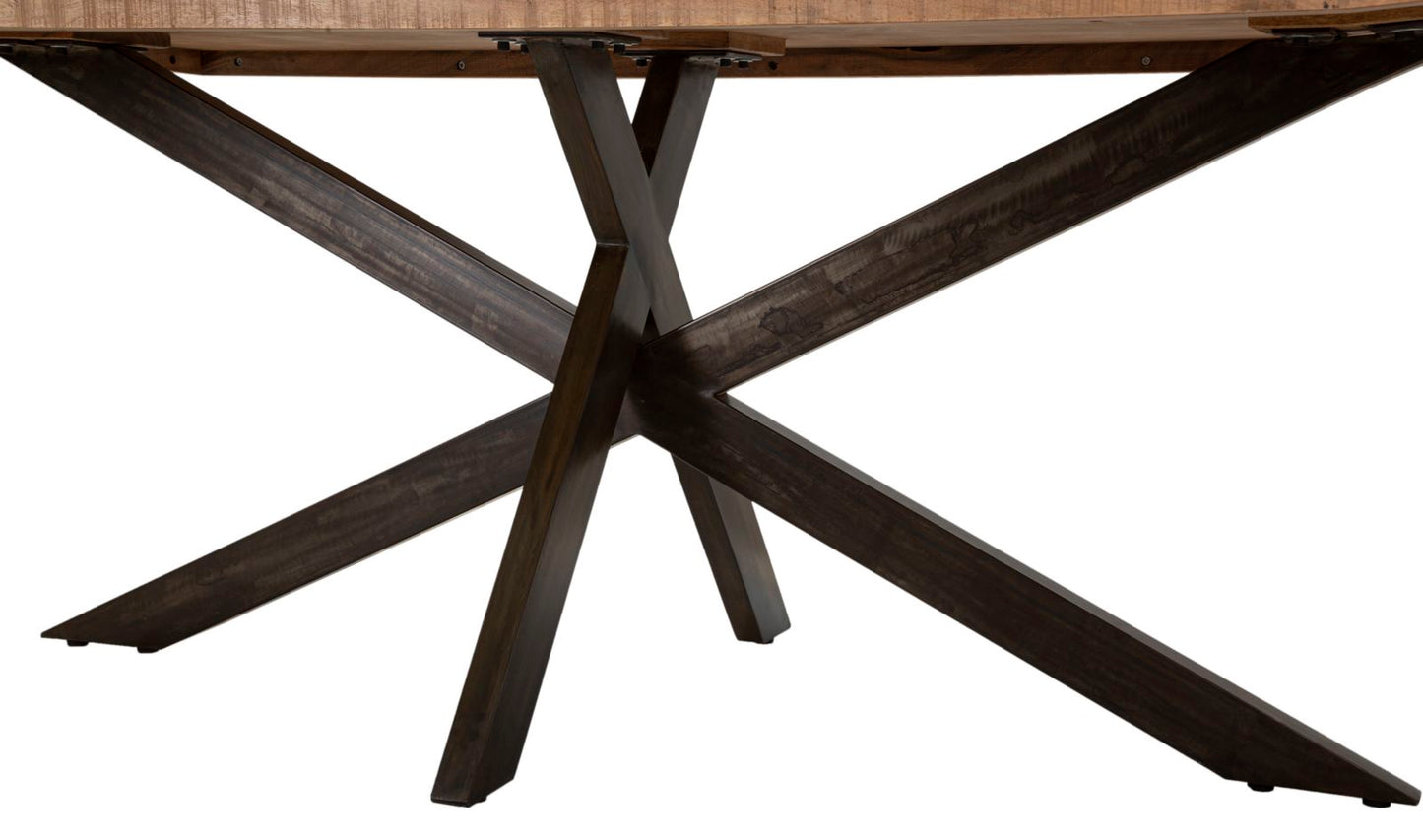 TAVOLO DA PRANZO X CM 180X90X77 (LEGNO DI ACACIA NICOLITICA)