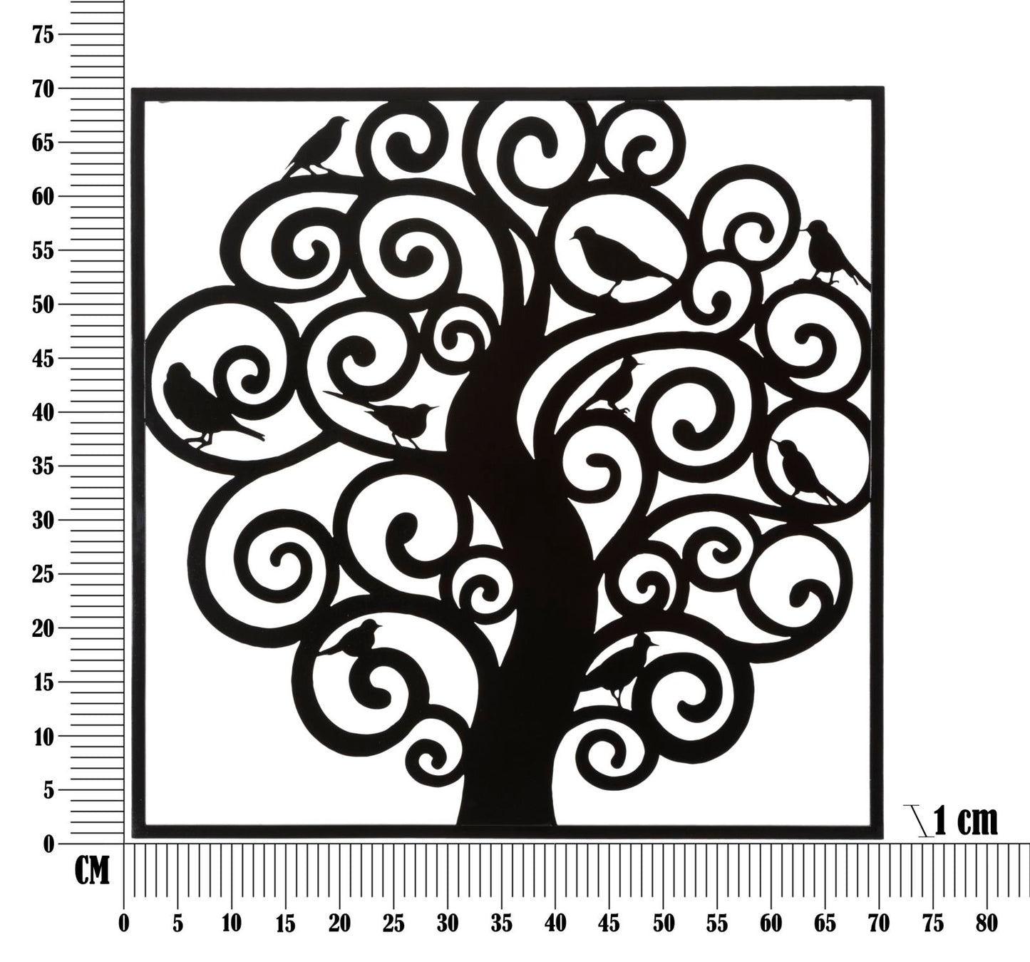 PANNELLO IN FERRO THREE CM 70X1X70