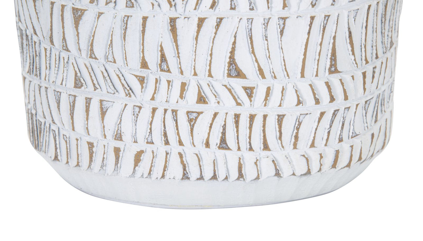 VASO RESINA NAIROBI OVAL CM 19X12X50