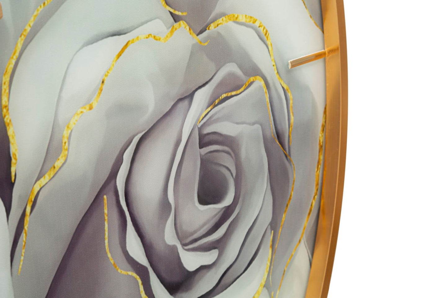 OROLOGIO GLASS ROSE CM Ø 80X5