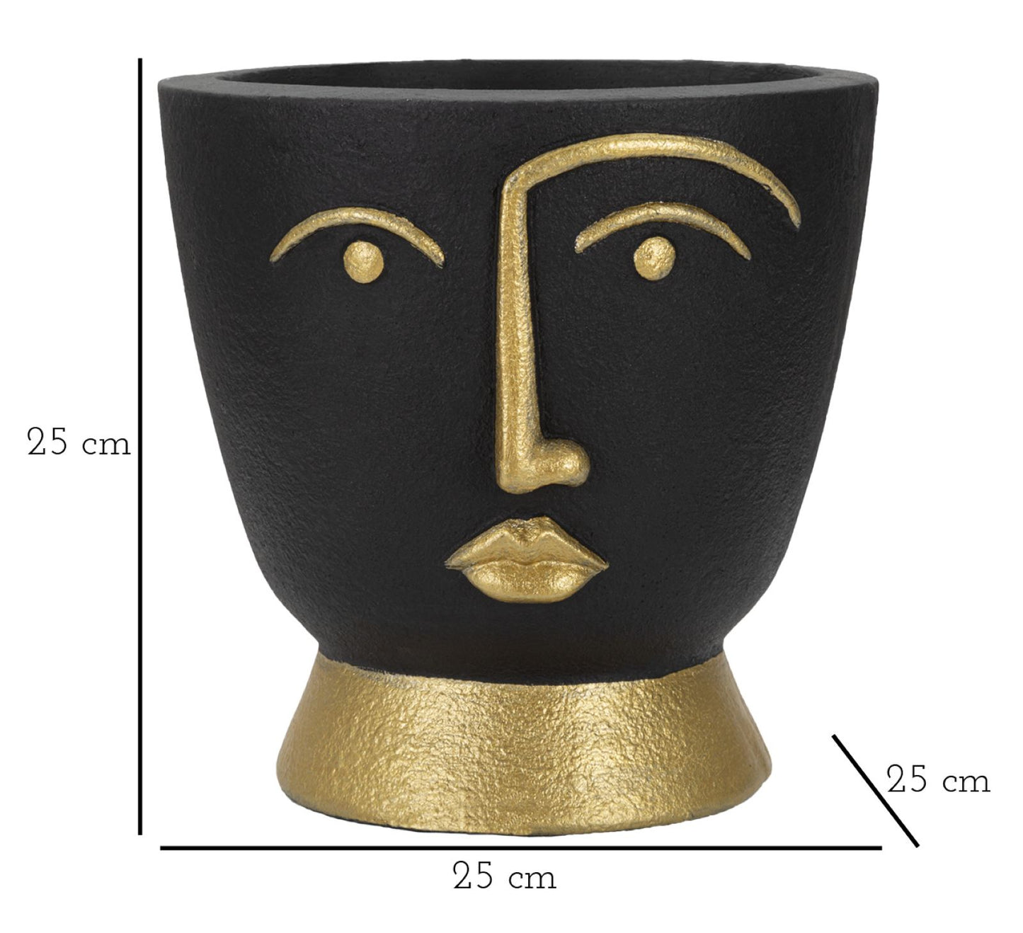 VASO TRIBAL -B- CM Ø 25X25
