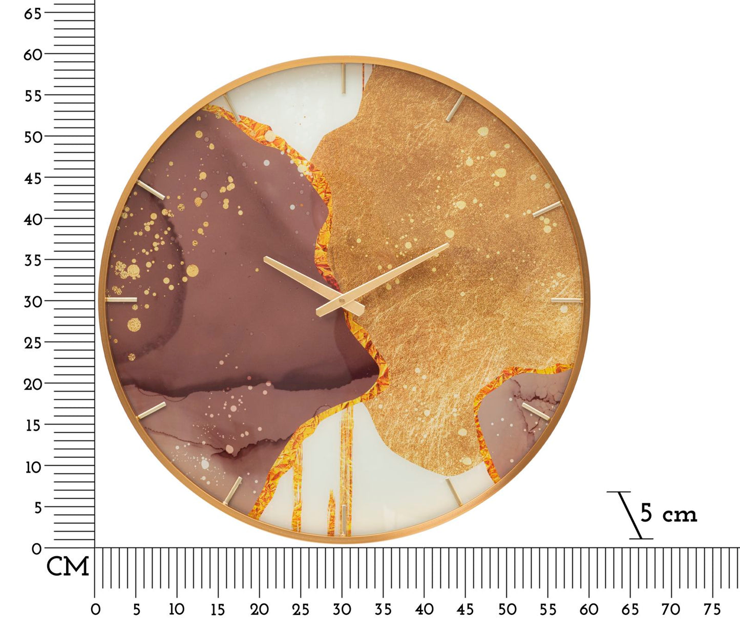 OROLOGIO GLASS GLODY CM Ø 60X5