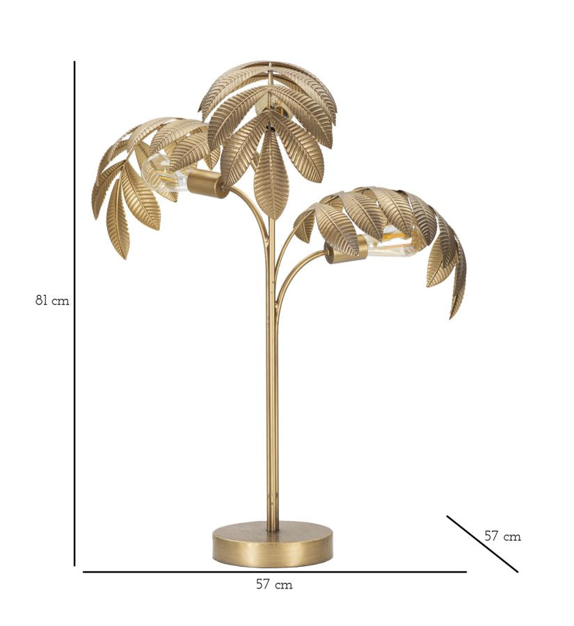 LAMPADA DA TAVOLO LEAF CM Ø 57X81