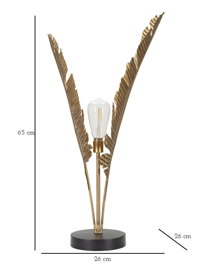 LAMPADA DA TAVOLO PALM CM Ø 26X65