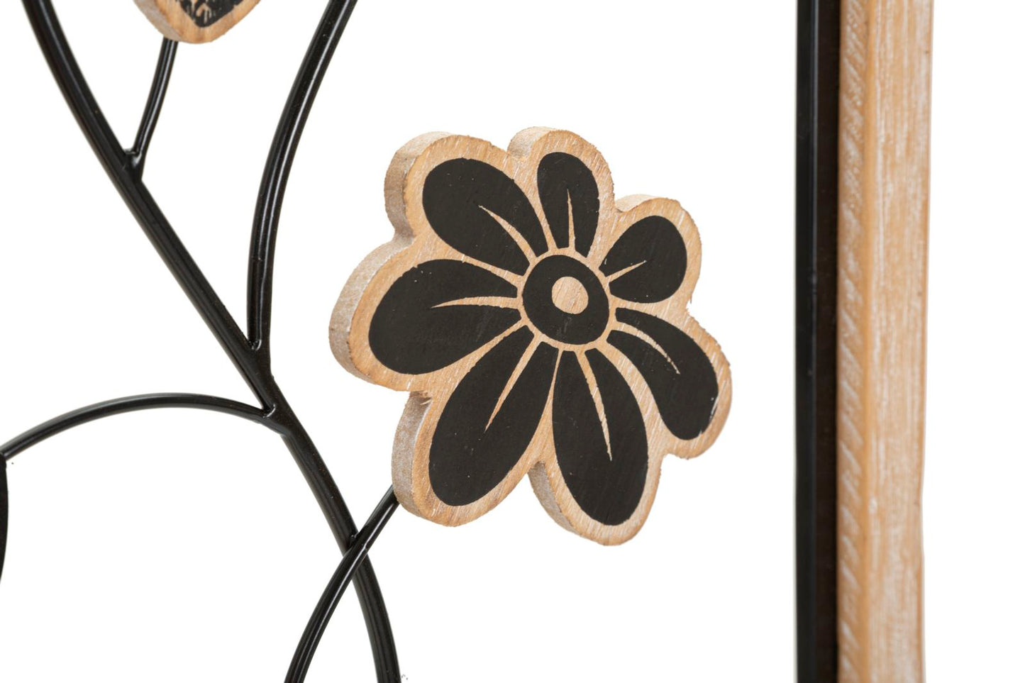 PANNELLO IN FERRO E LEGNO GIRISH -A- CM 30X2,5X60