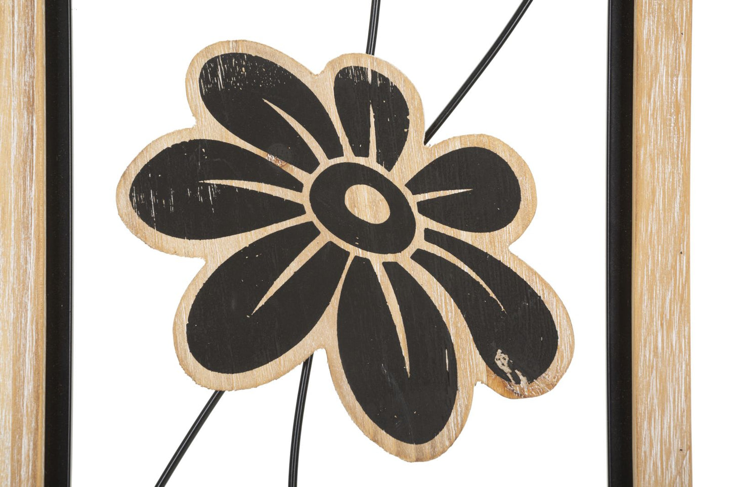 pannello in ferro e legno koman -a- cm 26×2,5×60