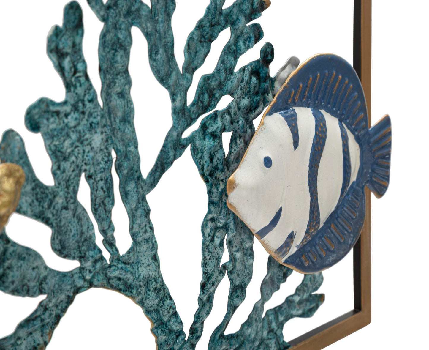 PANNELLO IN FERRO FISH CM 50,2X3,8X50,2