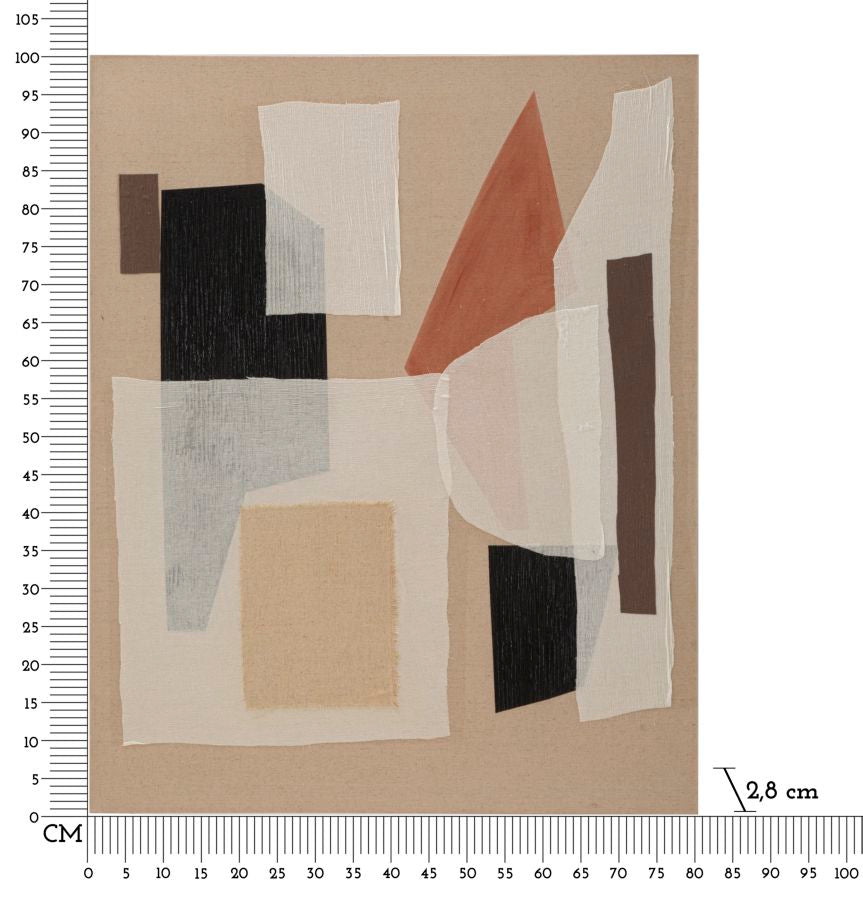 DIPINTO SU TELA REDY -A- CM 80X2,8X100