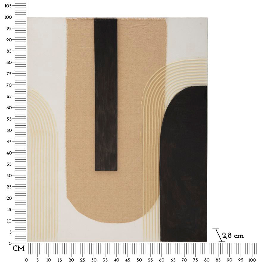 DIPINTO SU TELA LOFTY -A- CM 80X2,8X100