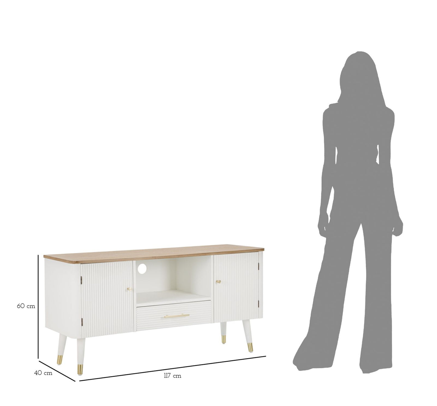 P/TV MATERA CM  117X40X60