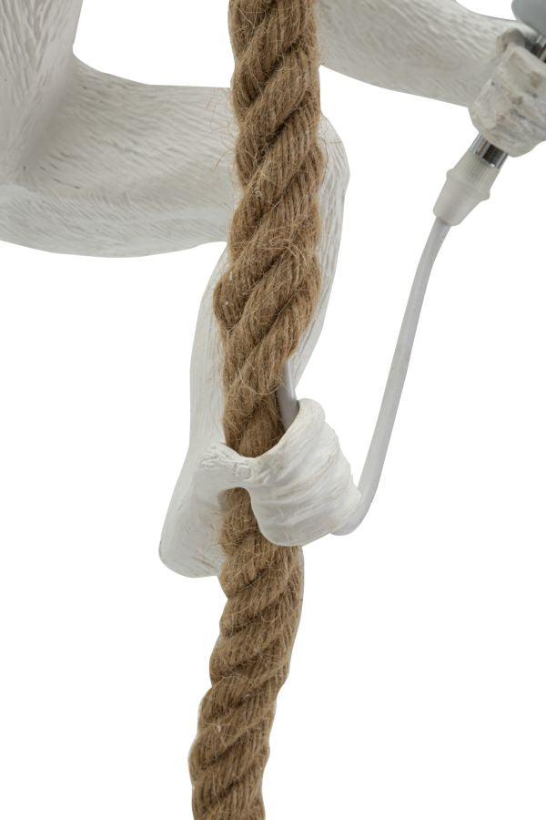 LAMPADARIO MONKEY BIANCO CM Ø 27X32X60