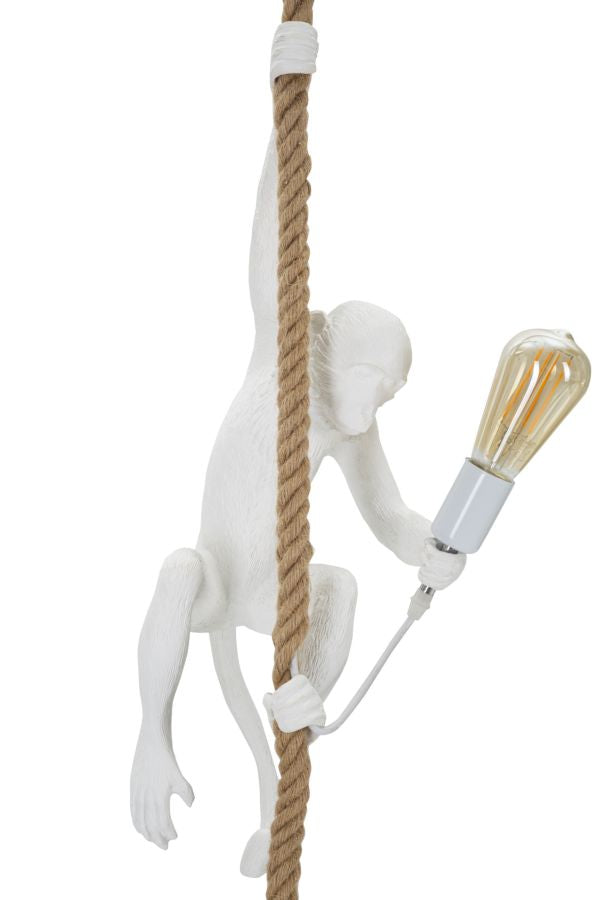 LAMPADARIO MONKEY BIANCO CM Ø 27X32X60