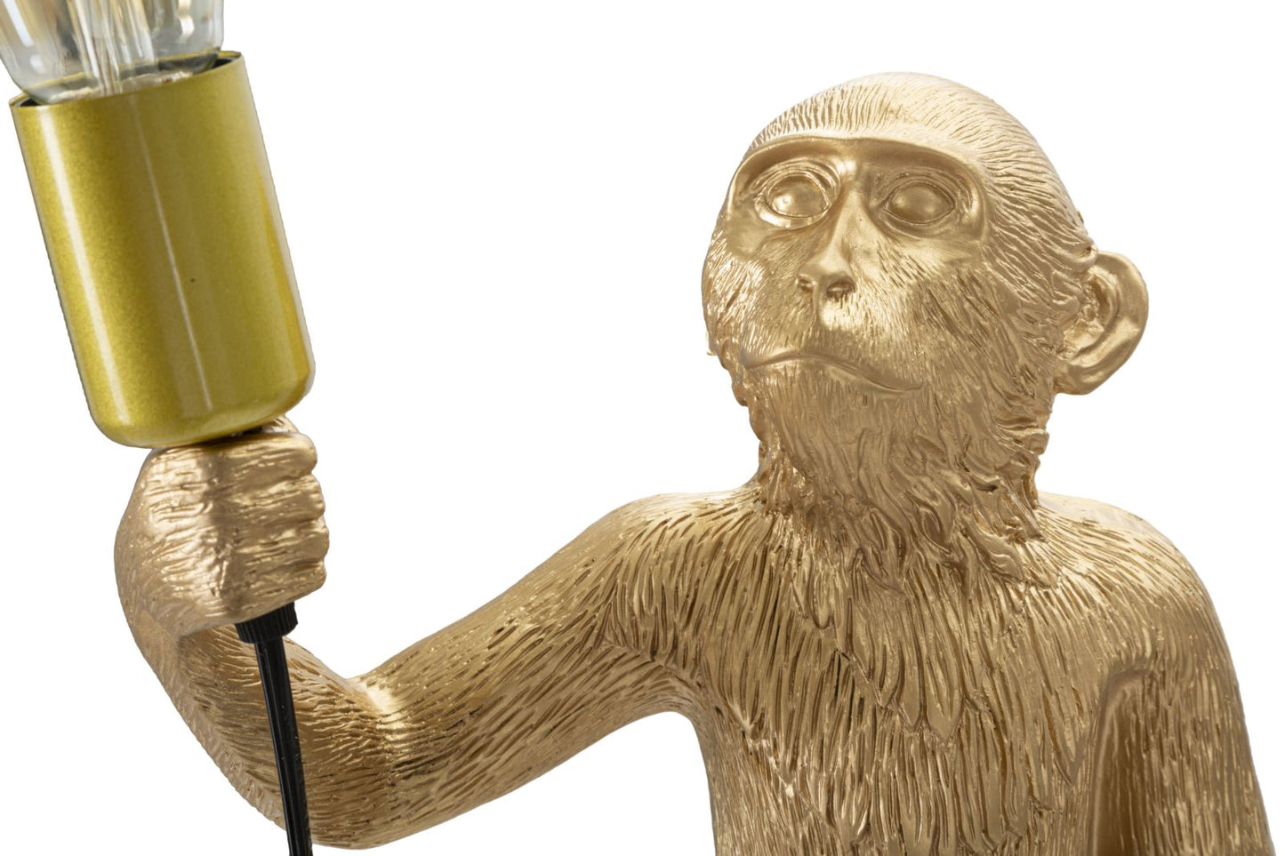 LAMPADA DA TAVOLO MONKEY ORO CM Ø 26X34X55