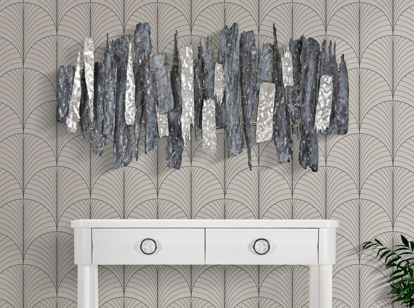 PANNELLO IN FERRO SCULPT CM 122,6X6,4X62,9