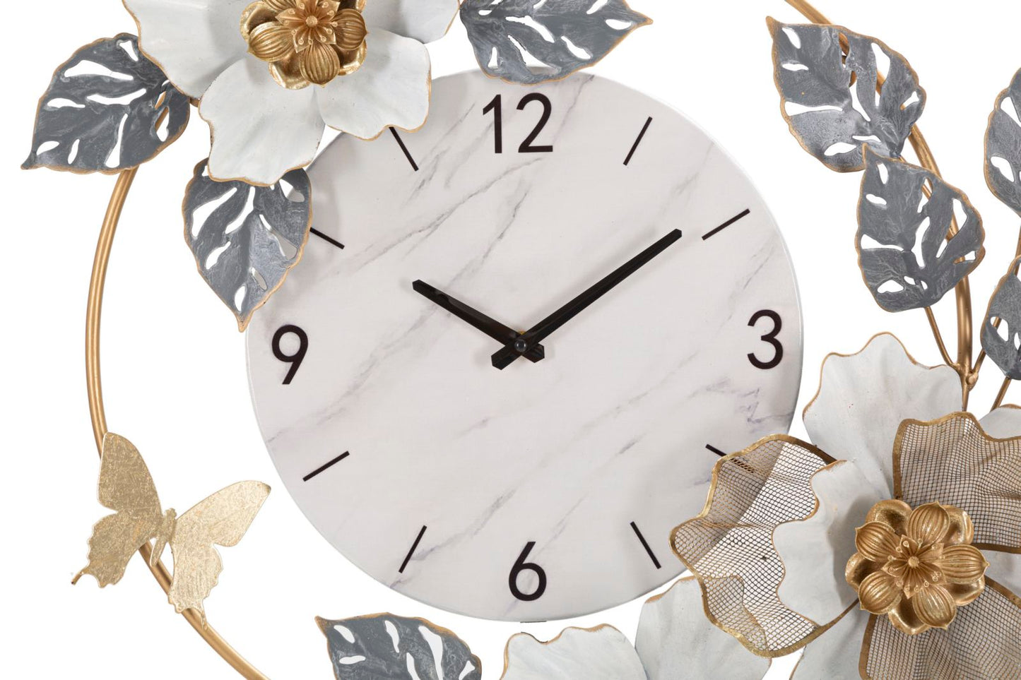 OROLOGIO DA MURO FLOWERS CM 64X8X64