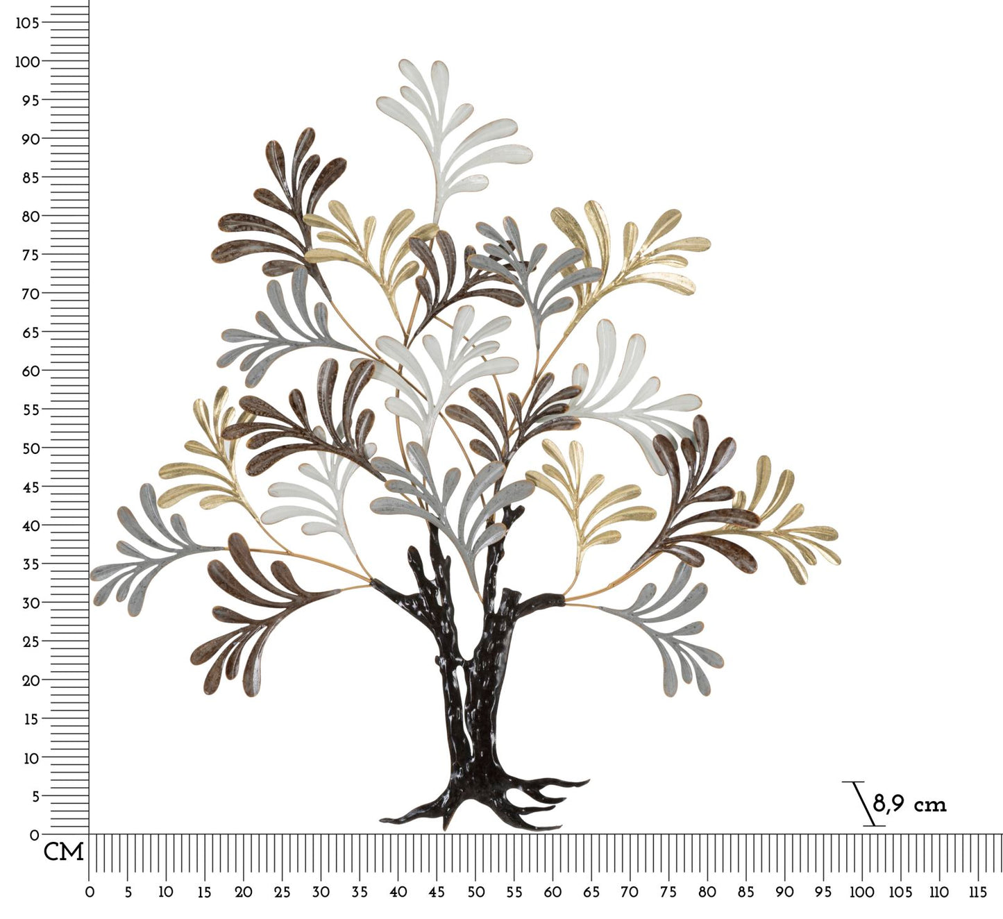 PANNELLO IN FERRO ALBERO LIXY CM 97,2X8,9X100,3