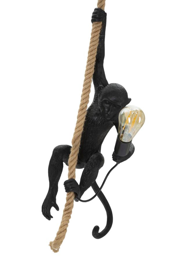 LAMPADARIO MONKEY NERO CM Ø 27X32X60