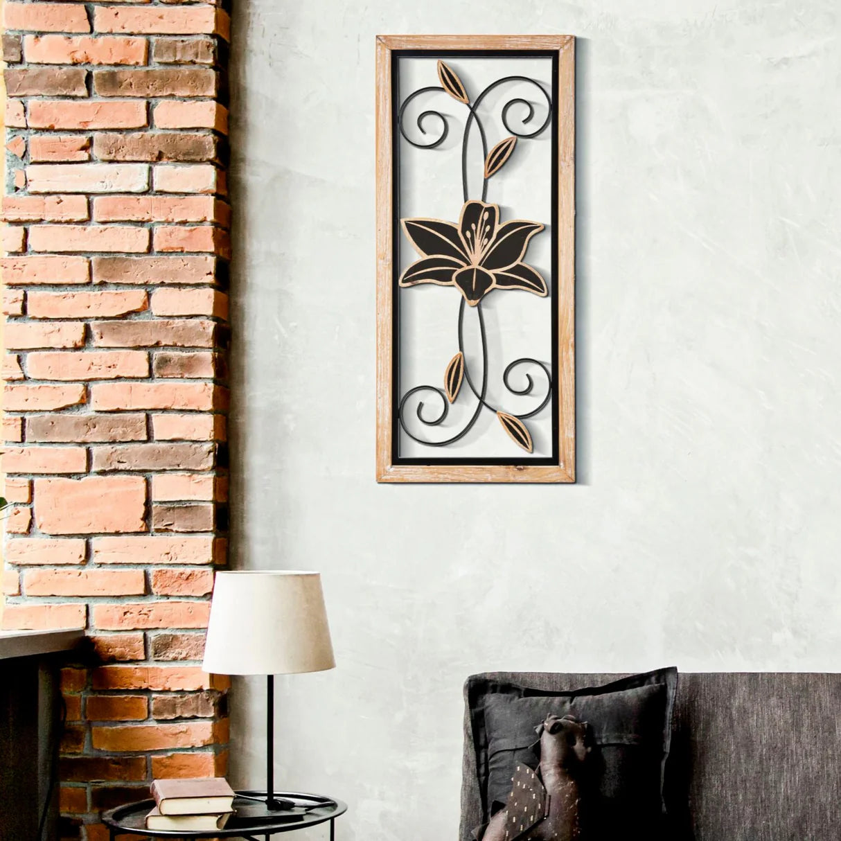 PANNELLO IN FERRO E LEGNO KOMAN -B-