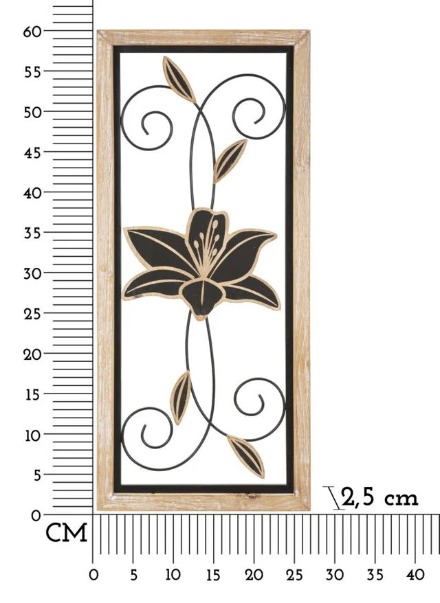 PANNELLO IN FERRO E LEGNO KOMAN -B-