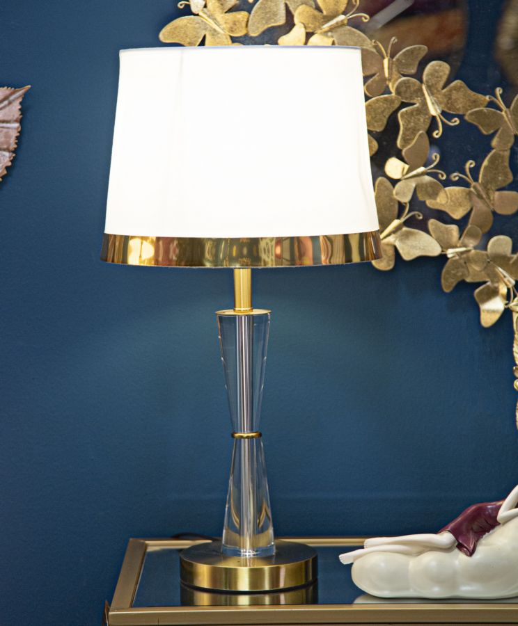 LAMPADA DA TAVOLO CRISTAL CM Ø 30X56