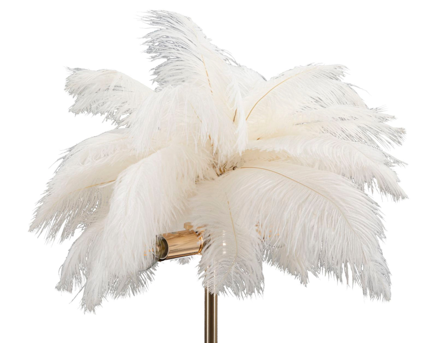 LAMPADA DA TAVOLO PALM BIANCA CM Ø 40X55