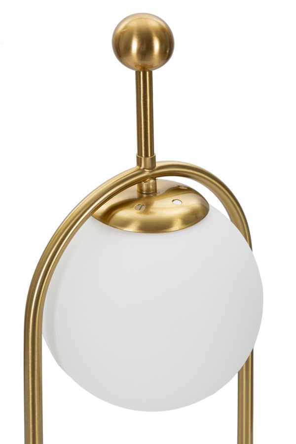 LAMPADA DA TAVOLO GLAMY ARC -B- CM Ø 21X50