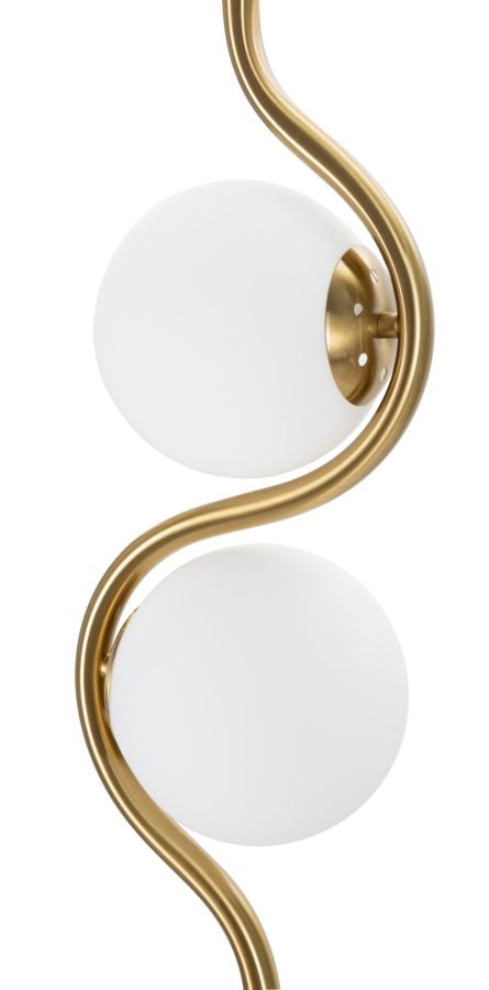 LAMPADA DA TERRA GLAMY S 2 LUCI CM Ø 25X168