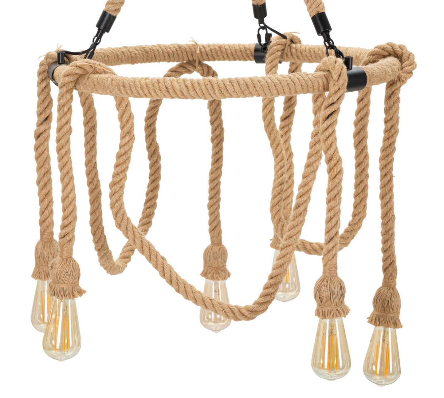 LAMPADARIO ROPE CIRCLE CM Ø 64x90