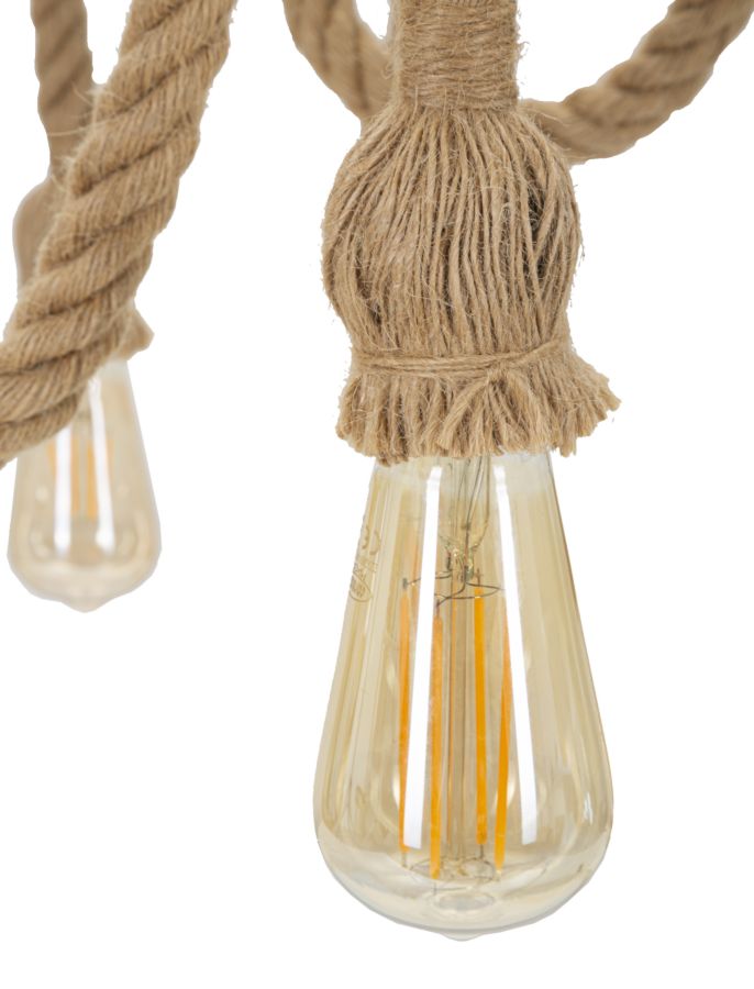 LAMPADARIO ROPE CIRCLE CM Ø 64x90