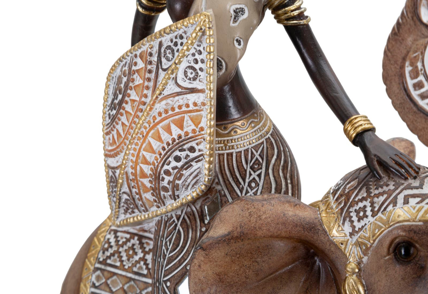 MASAI TRIBAL C/ELEFANTE CM 22,5X12X32,5