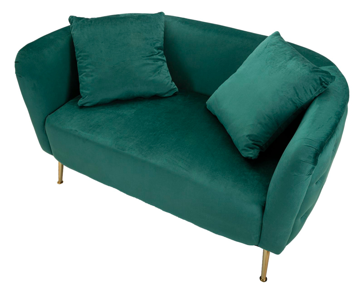 DIVANETTO BUCAREST VERDE CM 127X74X73