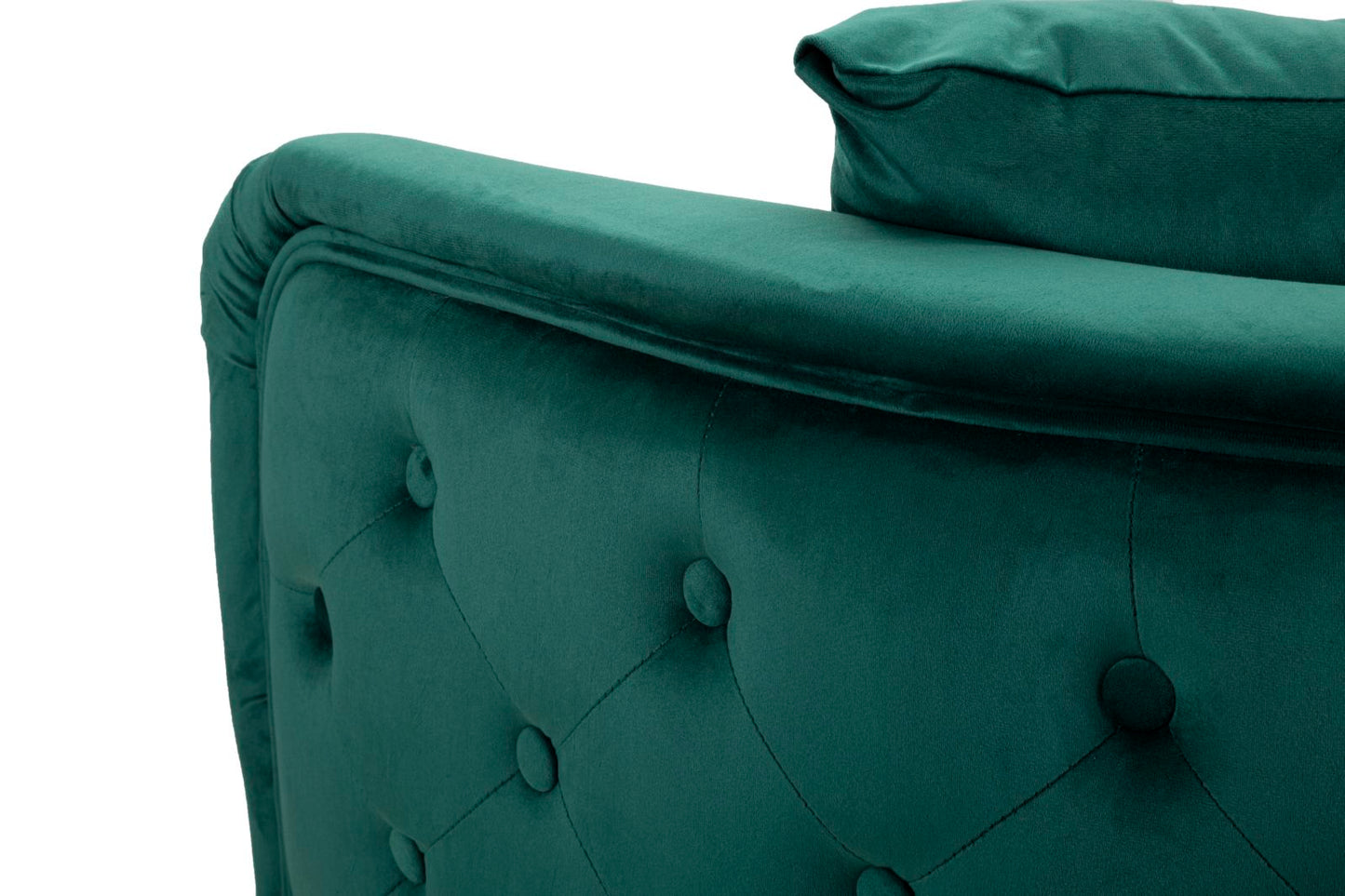 DIVANETTO BUCAREST VERDE CM 127X74X73