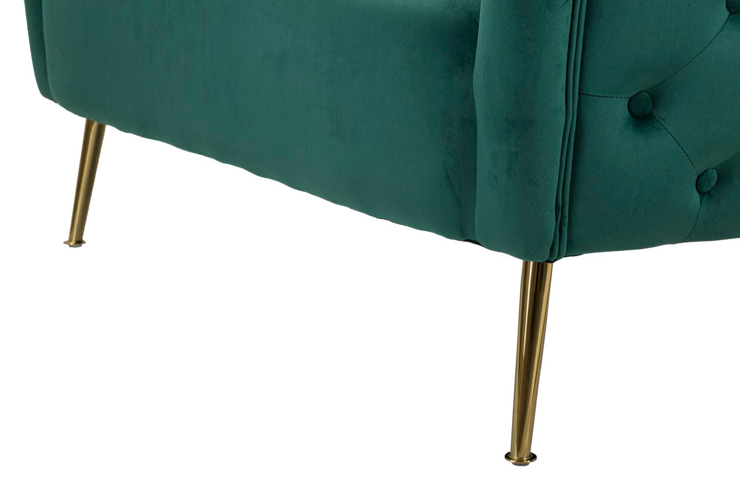 DIVANETTO BUCAREST VERDE CM 127X74X73