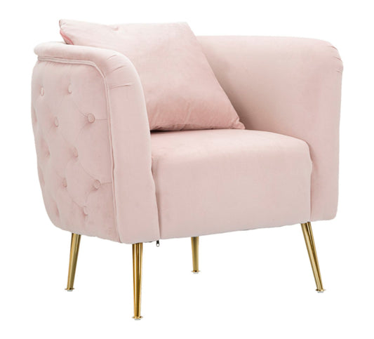 POLTRONA BUCAREST ROSA CM 76X74X73