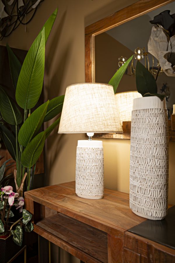 LAMPADA DA TAVOLO RESINA NAIROBI CM Ø 35X60,5