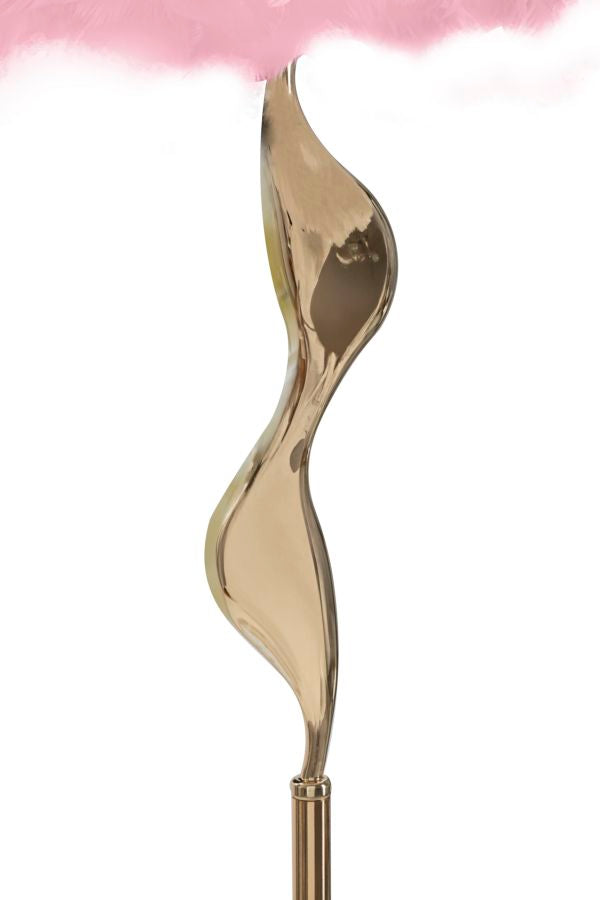 LAMPADA DA TERRA SLIM ROSA CM Ø 50X165