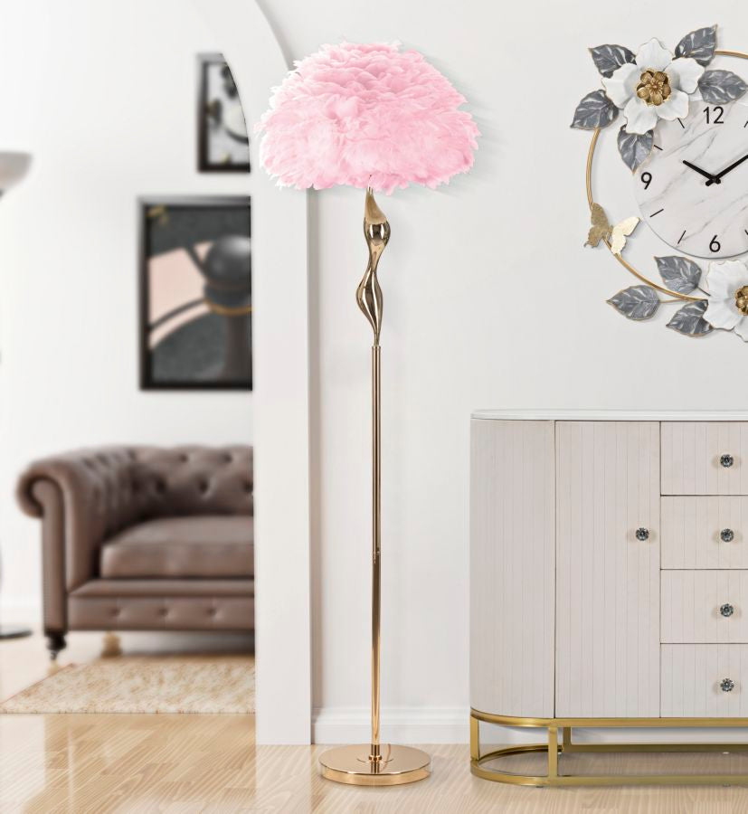 LAMPADA DA TERRA SLIM ROSA CM Ø 50X165