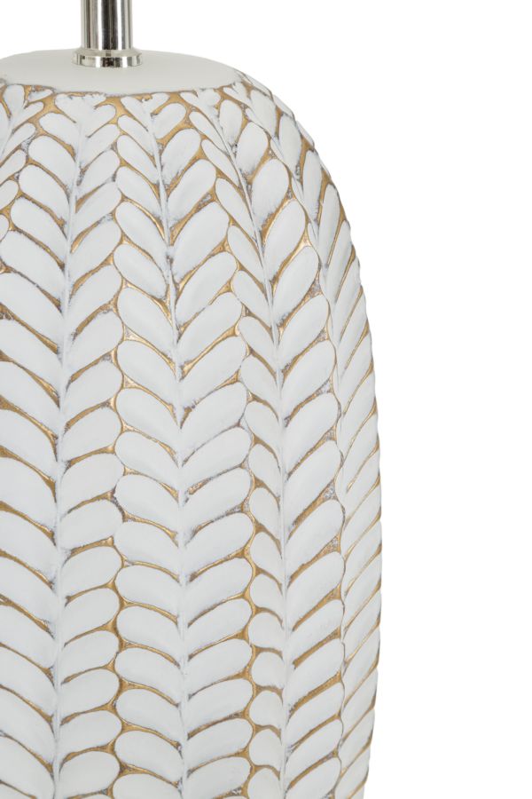 LAMPADA DA TAVOLO RESINA LEAF CM Ø 35X65